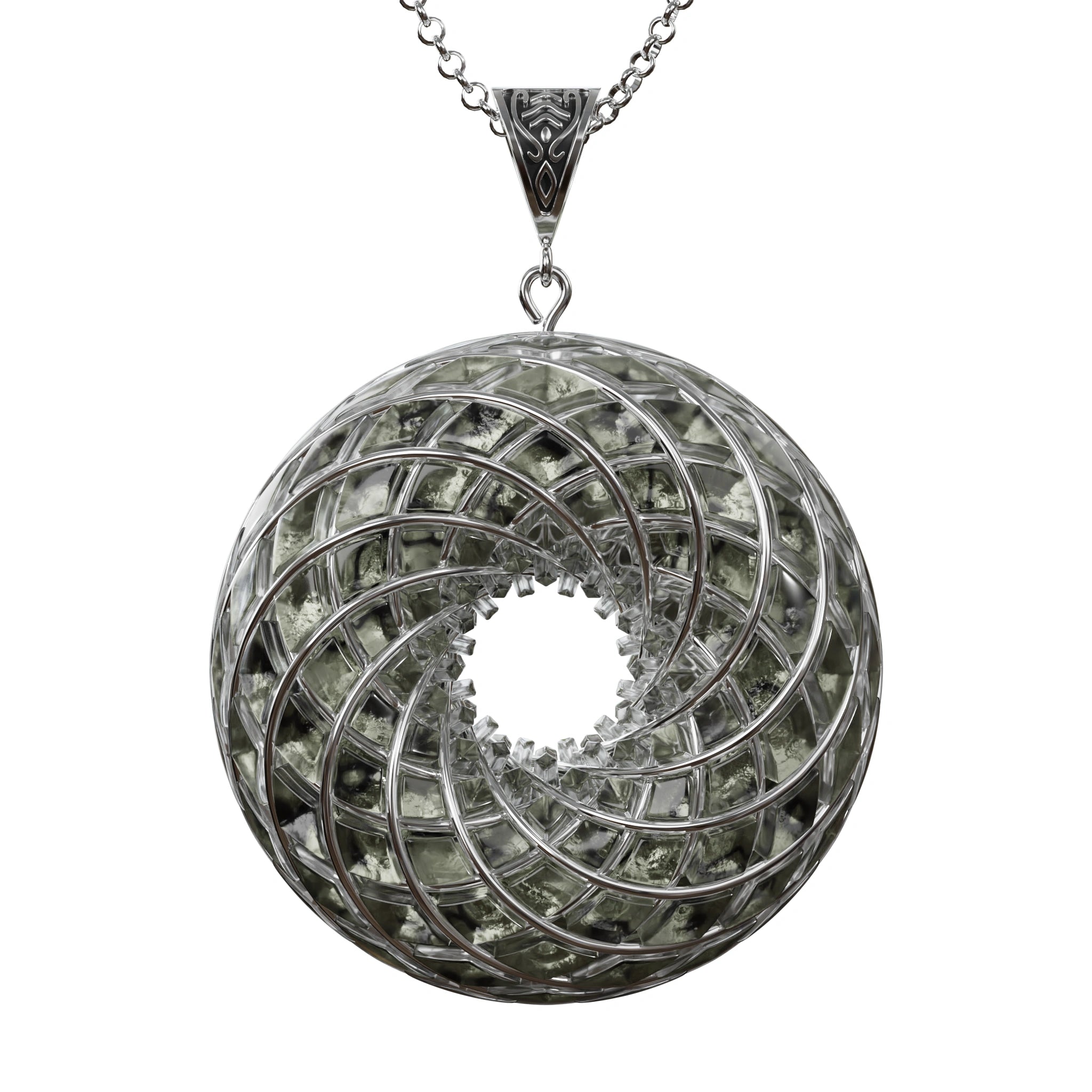 Seraphim iTorus iZ Crystal Toroidal Pendant